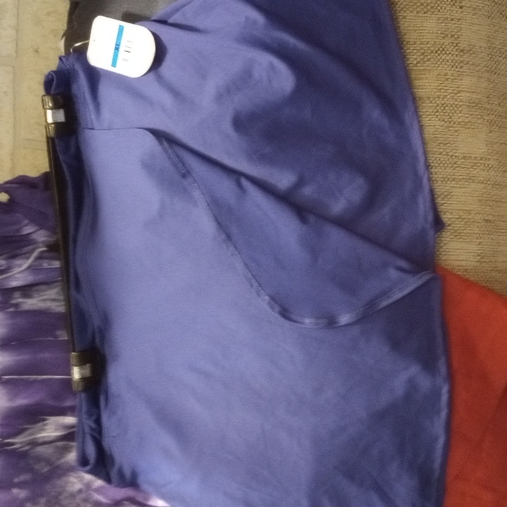 NWT XL Be inspected FL blue gorgeous Swim Skirt